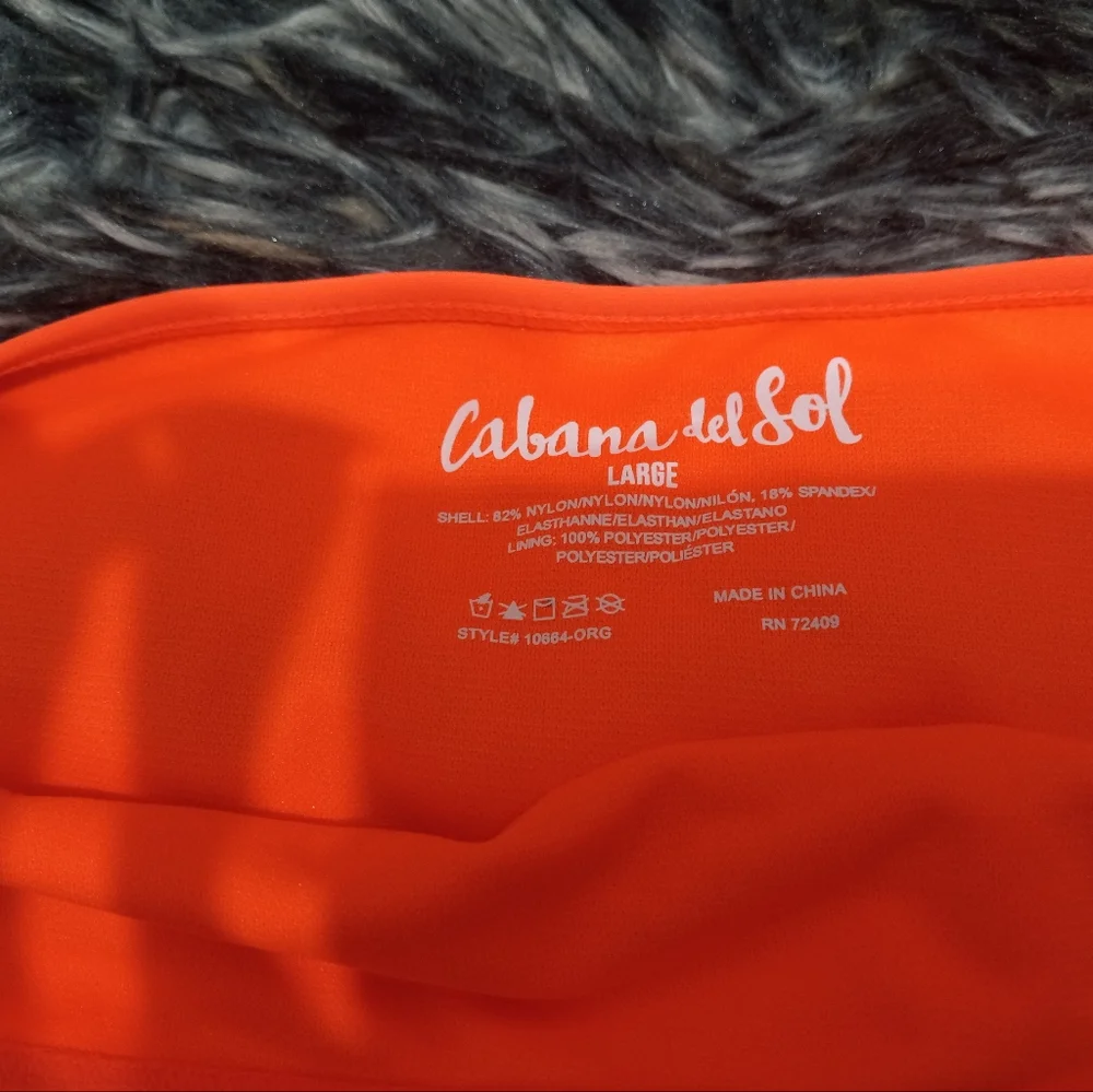 Neon Orange Cabana del Sol Bikini Set - Picture 3 of 8